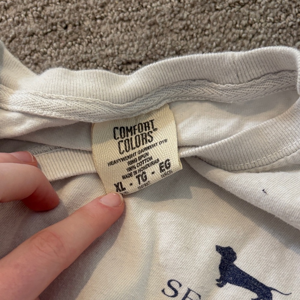 Seaside White T-Shirt with Dog Logo Boys - Picture 3 of 3